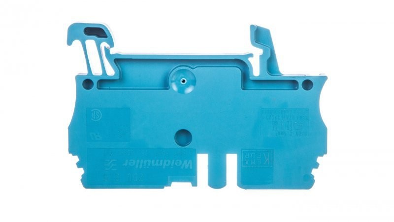 Weidmuller Złączka szynowa przelotowa 2-przewodowa 2,5mm2 niebieska ATEX ZDU 2.5 BL 1608520000 1608520000
