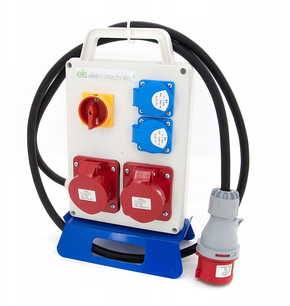 Rozdzielnica Skrzynka Przenośna 2x16A 5P 2x230 Wył