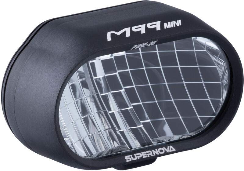 Supernova Supernova M99 Mini Pure 25 E-Bike Front Light U-Series, czarny  2022 Reflektory do rowerów elektrycznych U-M99MINI-K-MBLK