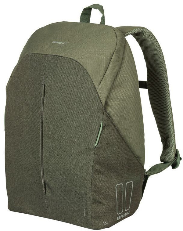 Basil Basil B-Safe Nordlicht Commuter Bicycle Backpack Men, olive green  2021 Plecaki szkolne i turystyczne 18092