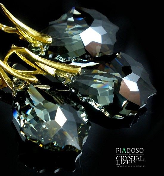 Arande SWAROVSKI komplet ZŁOTE SREBRO DIAMOND 22MM 1222550119