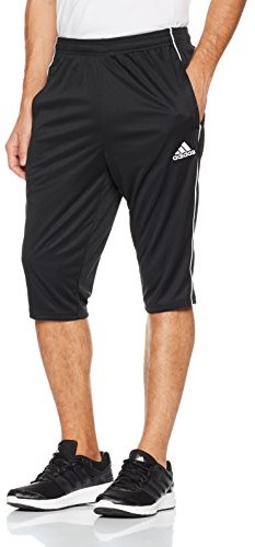 Adidas męski 3/4 spodnie dresowe spodnie Core 18 - xxxl czarny/biały B079876QPX