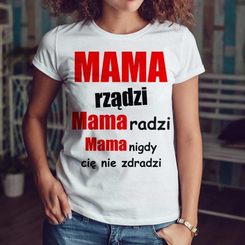 Poczpol Mama rządzi - koszulka damska PRZPOC-0-2679