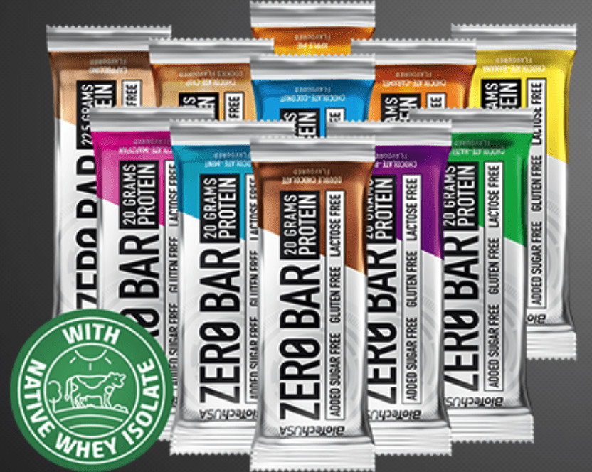 BioTech Zero Bar - Baton Proteinowy - 50g - Czekolada Karmel