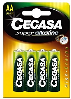 Cegasa CEGASA Superalkaliczne  opakowanie 4 baterie LR6, zielone B.LR6