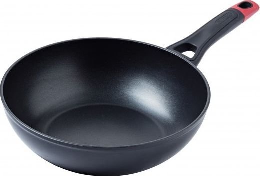 NoName Patelnia patelnia wok Optima 28 x 12,5 cm aluminium czarna twm_556831