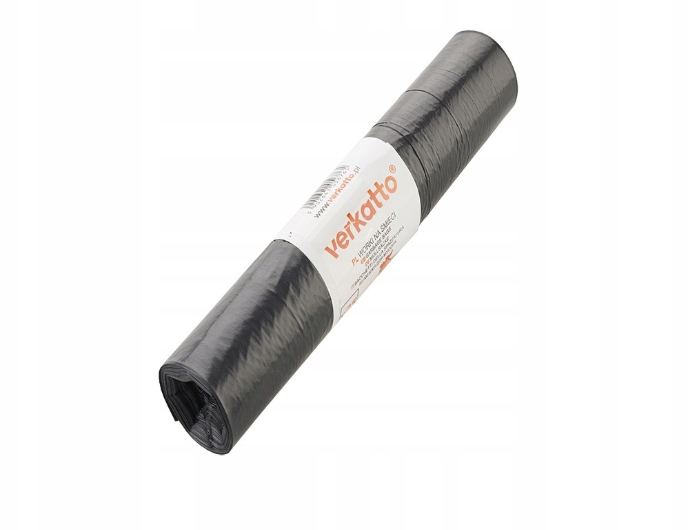 Worki na śmieci czarne mocne Ldpe Kosz 160L 10szt