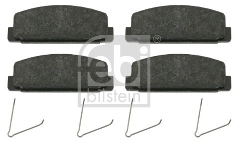 FEBI Zestaw klocków hamulcowych, hamulce tarczowe FEBI 16500