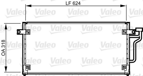 VALEO skraplacz 814240