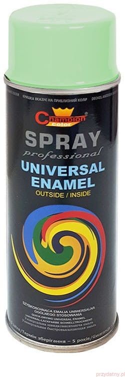 Champion Farba champion uniwersalna 400ml RAL6019 zielony pastelowy seledynowy aerozol 5905179471666