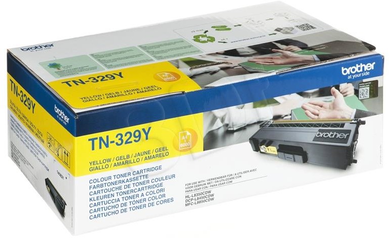 Brother Toner Żółty TN329Y=TN-329Y 6000 str TN329Y
