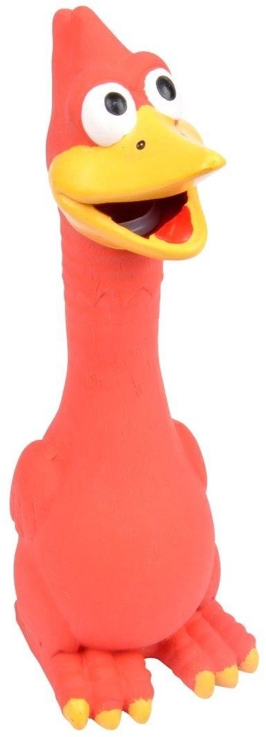 Love Story Zabawka dla psa DINOZAUR piszcząca 19 cm czerwona 6ANI737
