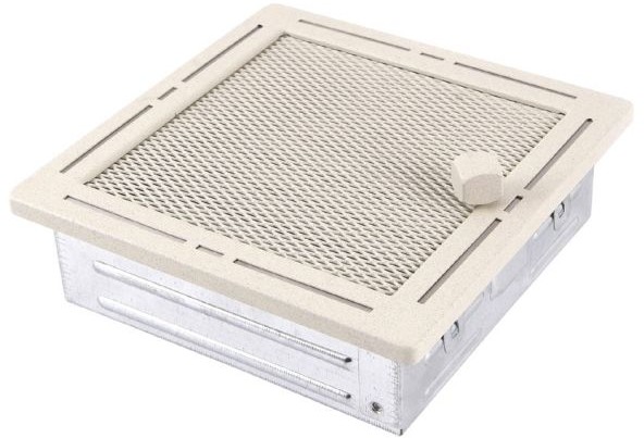 Parkanex Parkanex kominkowa Parkanex 16 x 16 cm żaluzja kremowy brokat
