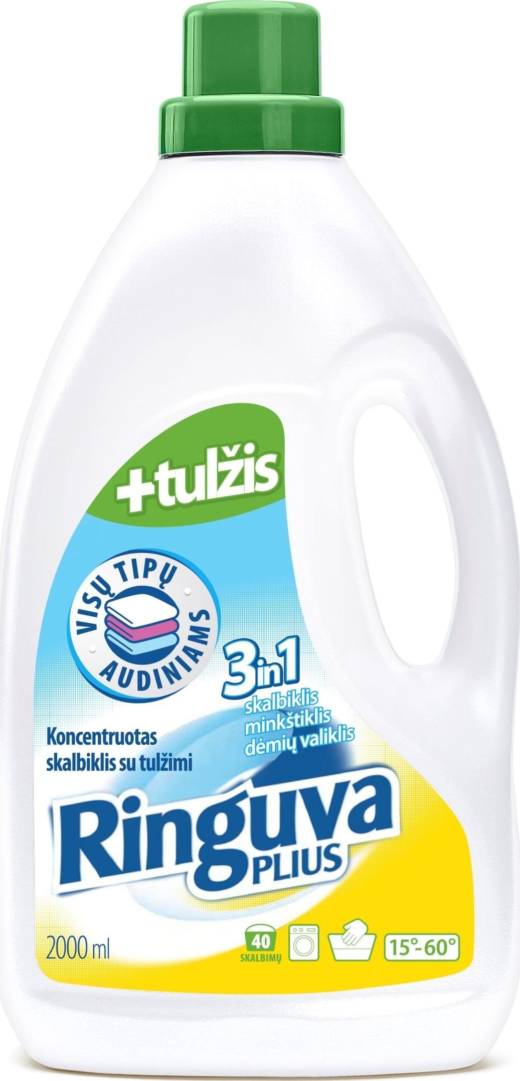 Ringuva Clean Płyn do płukania  RINGUVA PLIUS skystas skalbiklis su tulžimi 3in1 2 L