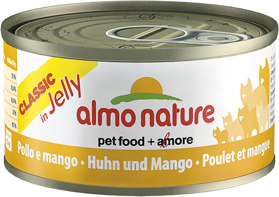 Almo Nature Classic in Jelly Chicken and mango kurczak z mango) puszka 6x70g