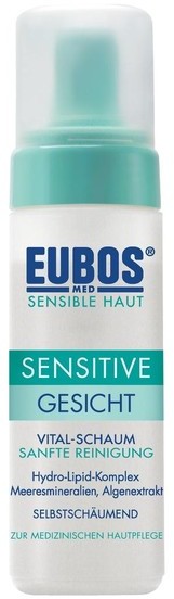 Eubos Med Med Sensitive pianka oczyszczająca do złagodzenia i wzmocnienia skóry wrażliwej 150ml
