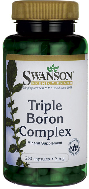 SWANSON Bor Triple Boron Complex 3mg 250 kaps.