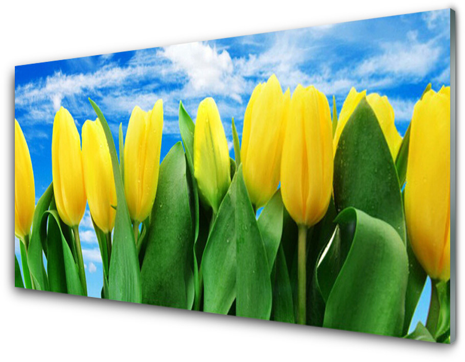 Tulup.pl Panel Kuchenny Tulipany Kwiaty 100x50cm