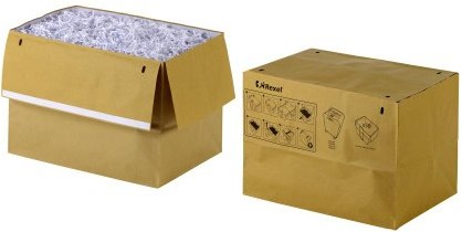 Rexel 2102441 niszczarka worek na śmieci z papieru z recyklingu, 50 L 50 l 2102441