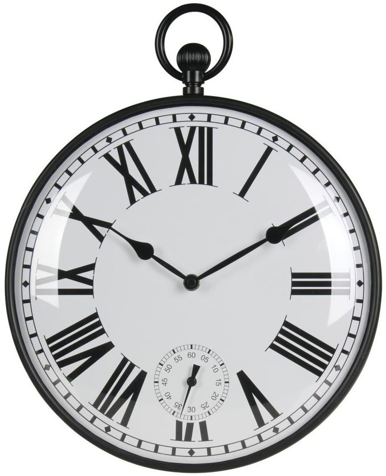 SPLENDID Zegar ścienny OLDIE śr. 33 cm czarny