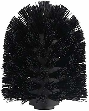 axentia wymienna głowica szczotki, tworzywo sztuczne, czarna, ok.  8 cm x wys. 9,5 cm