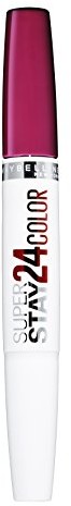 Maybelline New York Make-Up Lippenstift Superstay 24h Color Liquid Lipstick/kremowy ciemny czerwony z uchwytem na 24 godzin, 1 X 5 G 3600530696260