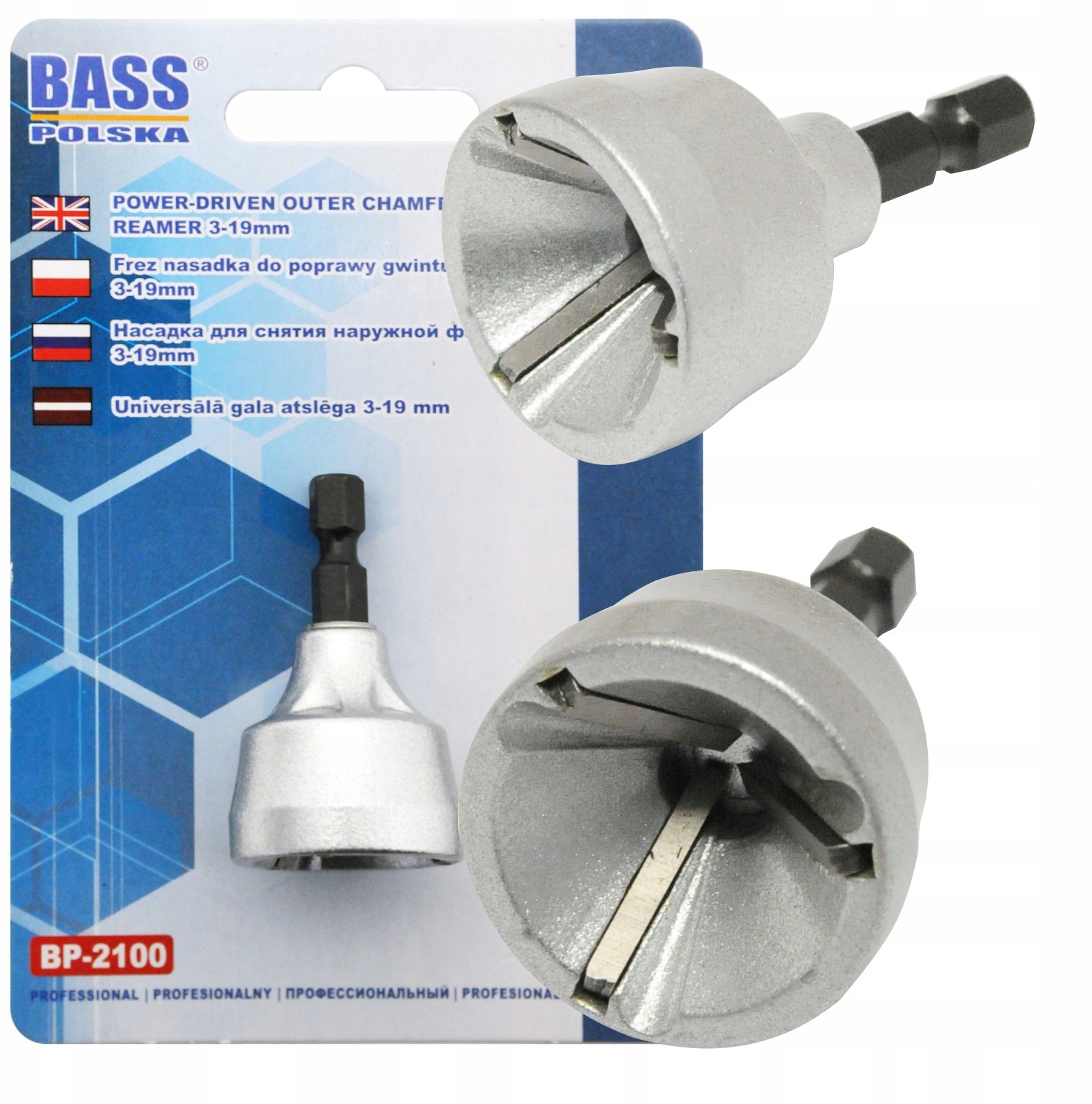 Bass Nasadka Frez Fazownik Zewnętrzny 3-19mm