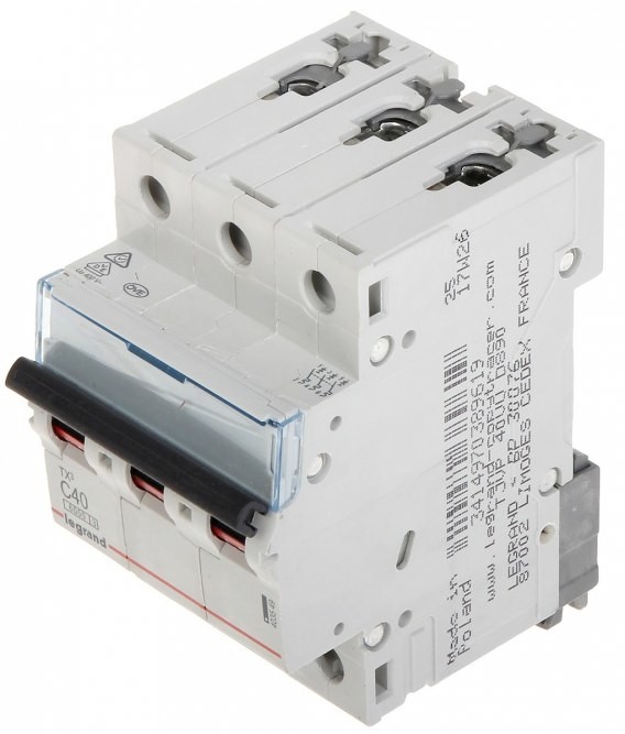 Legrand WYŁĄCZNIK NADPRĄDOWY LE-403549 TRÓJFAZOWY 40 A TYP C LE-403549
