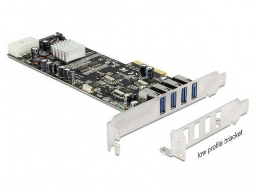 DeLOCK Impakt KARTA PCI EXPRESS->USB 3.0 4-PORT QUAD CHANNEL