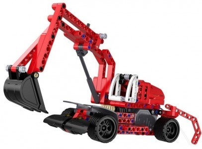 Double Eagle pojazd zdalnie sterowany Koparka Pull Back, C52012W