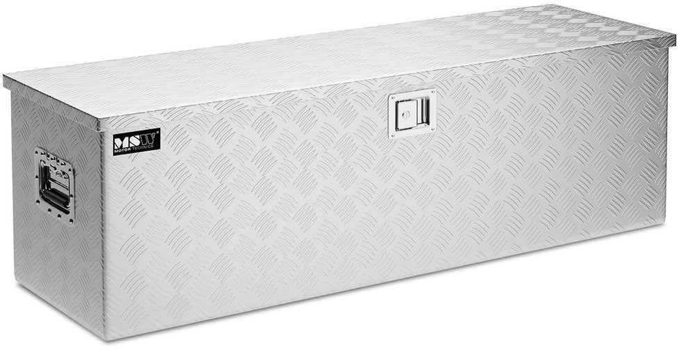 456 MSW Motor Technics 45674786 Skrzynka narzędziowa MSW aluminium 150 l wymiary 124 x 38,5 x 38,5 cm) 74786-uniw