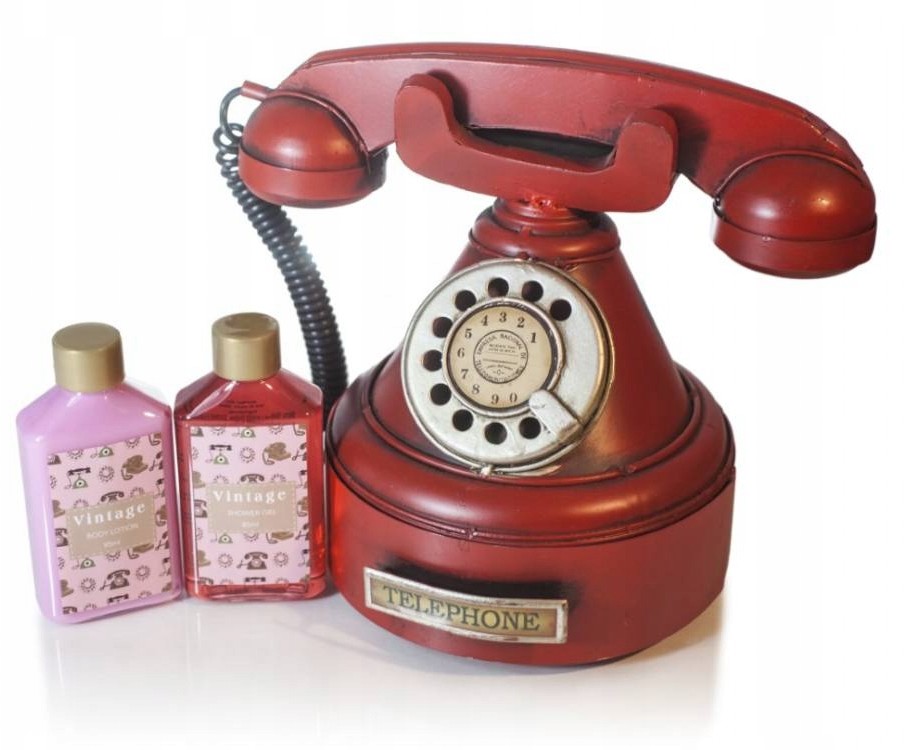 Pokhara Vintage Bath Gift Set Telephone zestaw