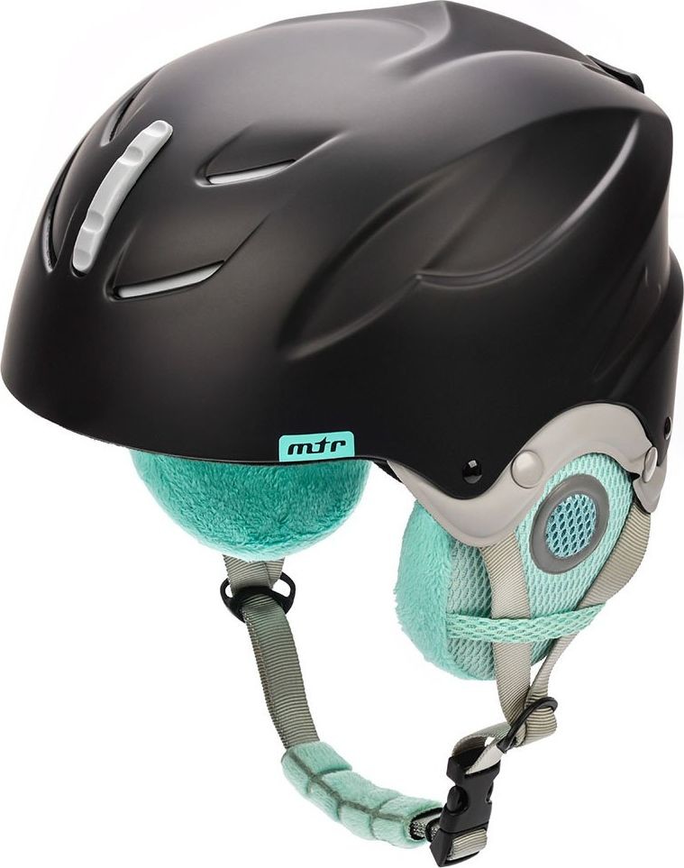 Meteor KASK NARCIARSKI LUMI czarny/miętowy S 24883-2023