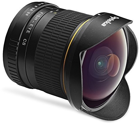 Seomusen Opteka 6,5 MM F/3.5/HD Aspherical ze zdejmowanym osłona pod światło do obiektywu Canon EOS 1DX, 7d, 6d, 5d, 60d, 60Da, 70d, T5i/T4i/T5/T3i/T3, Digital SLR przemysłowa