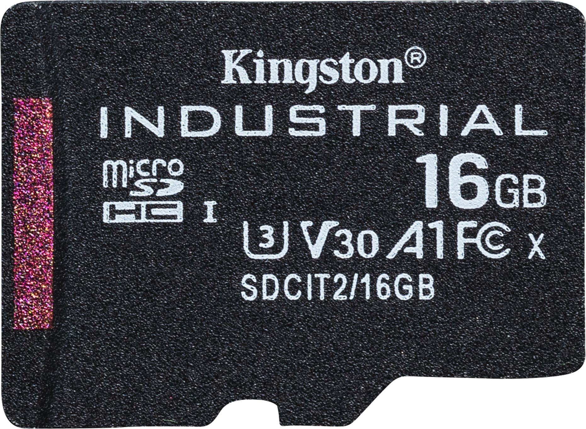 Kingston Industrial MicroSDHC 16GB UHS-I/U3 A1 V30 SDCIT2/16GB SDCIT2/16GB