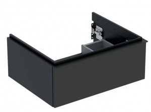 GEBERIT GEBERIT 502.310.JK.1 Szafka pod umywalkę iCon z jedną szufladą 59,2 cm x 24,7 cm x 47,6 cm lava lakierowany matowy lava matowy