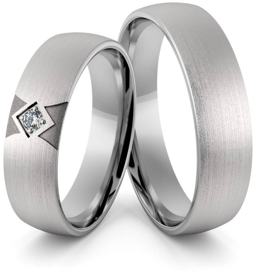 Eminence Obrączki srebrne z cyrkonią swarovski - wzór Ag-349 Ag-349