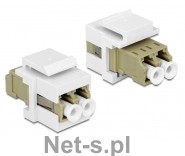 Delock Keystone Moduł LC Duplex blue/Bu (86347)