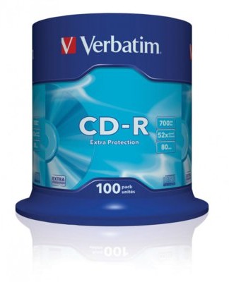 Verbatim Dysk CD-R EP 52x cake 100Pack 43411 VERCDR06886