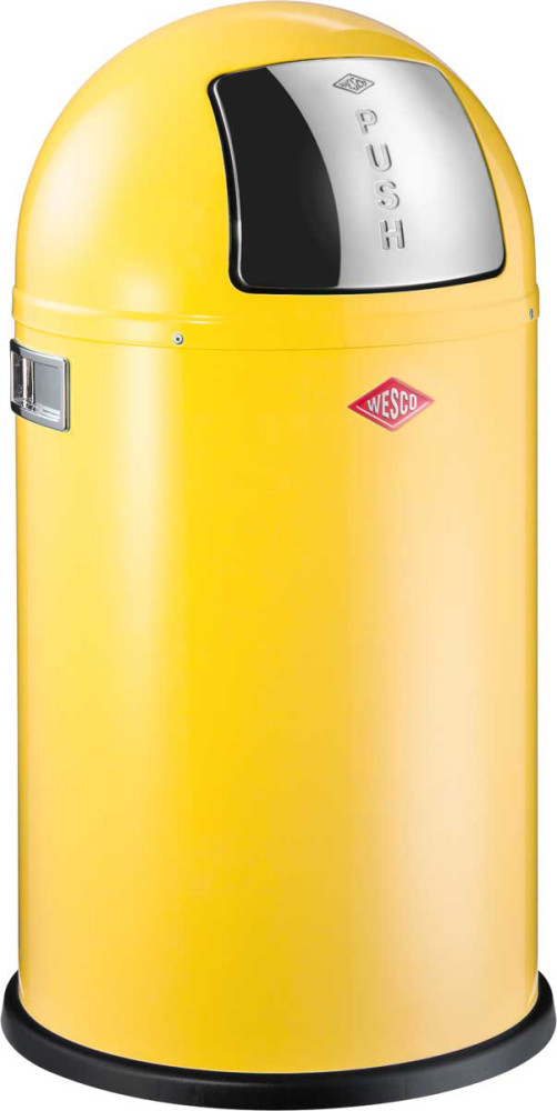 Фото - Відро для сміття Wesco Pushboy 50l - kosz na śmieci, żółty 