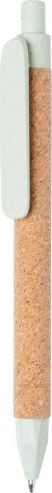 XD Collection XD Collection pióro Ecokulkowe 14 x 1,1 cm korek słoma pszeniczna zielona twm_447663