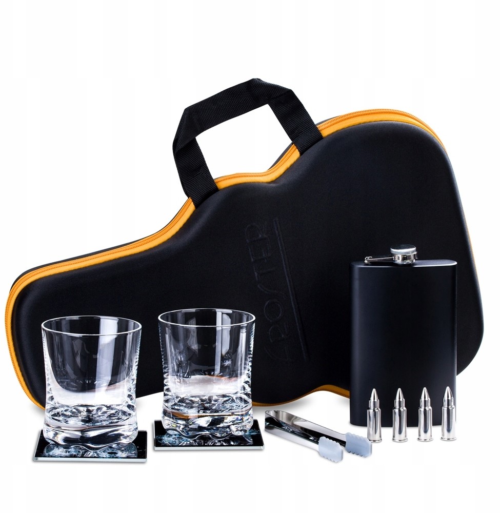 Piękny Gitarowy Zestaw do Whisky na prezent Nowość