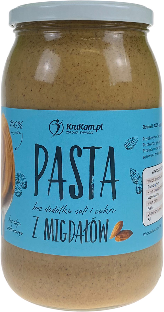 KruKam Pasta migdałowa 900g