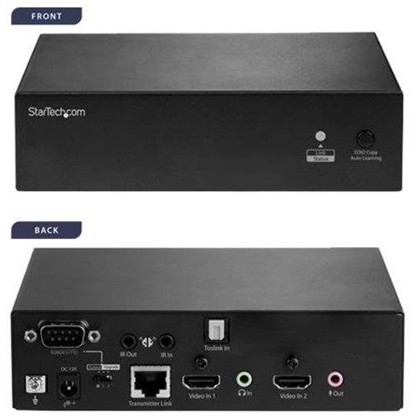 StarTech.com StarTech.com Dual HDMI over CAT6 Extender - 1080p over CAT6 - video/audio/infrared extender - HDMI - TAA Compliant ST222HDBT