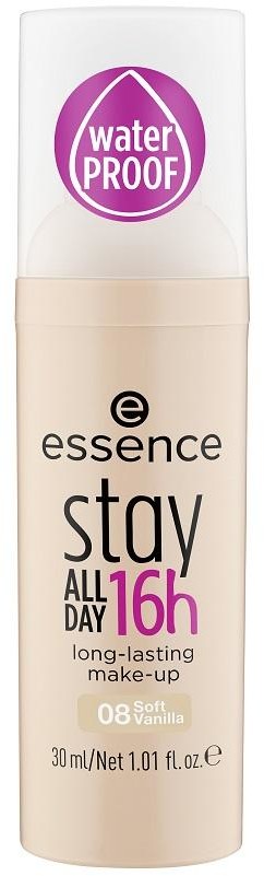 Essence Stay All Day 16H Long-Lasting Make-Up długotrwały podkład do twarzy 08 Soft Vanilla 30ml