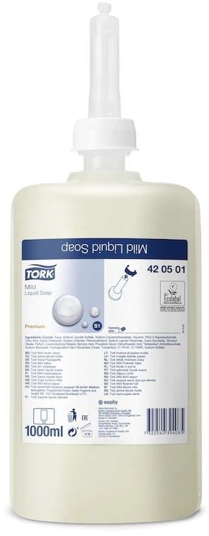 Tork DELIKATNE MYDŁO W PŁYNIE ART. 420501, S1, PERFUMOWANE; KREMOWY 420501
