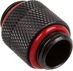 Bitspower Adapter 2x 1/4 Cala - obrotowy, carbon black (BP-CBRG)