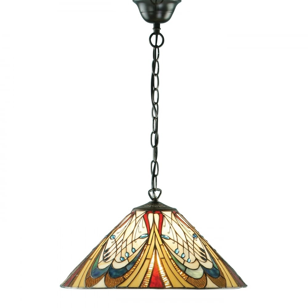 Lampa wisząca TIFFANY HECTOR 64162 INTERIORS 1900