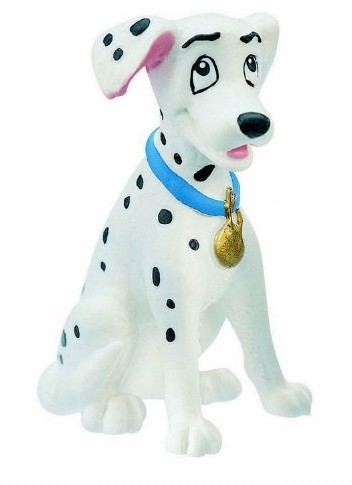 Bullyland 12514 figurka do gier, Walt Disney 101 Szary, Różowy, perdi, ok. 6 cm