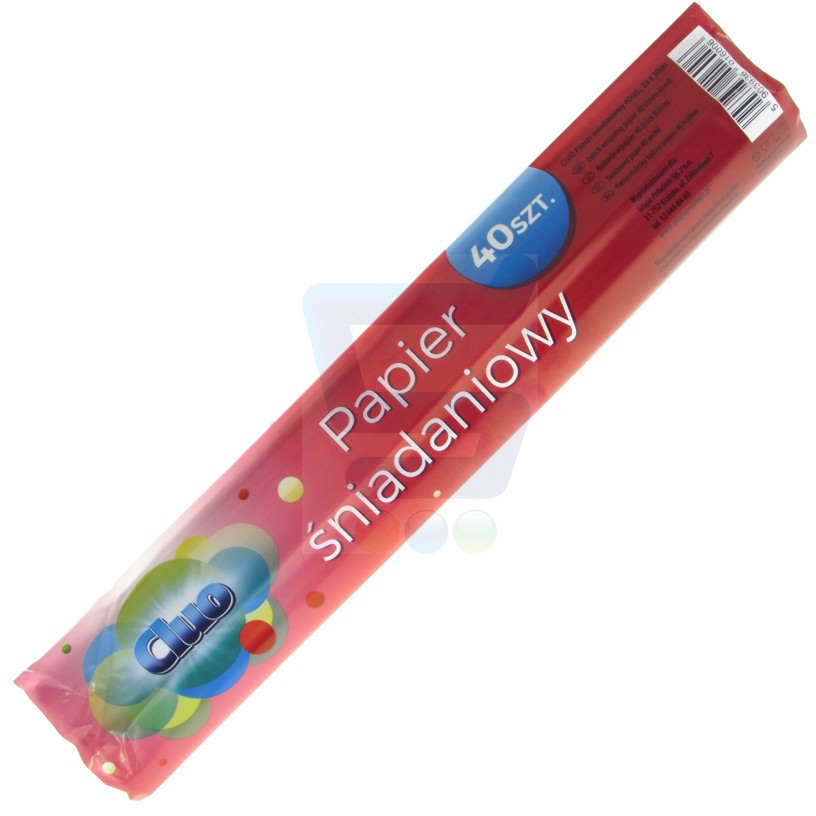 Cluo Papier śniadaniowy 40 szt.